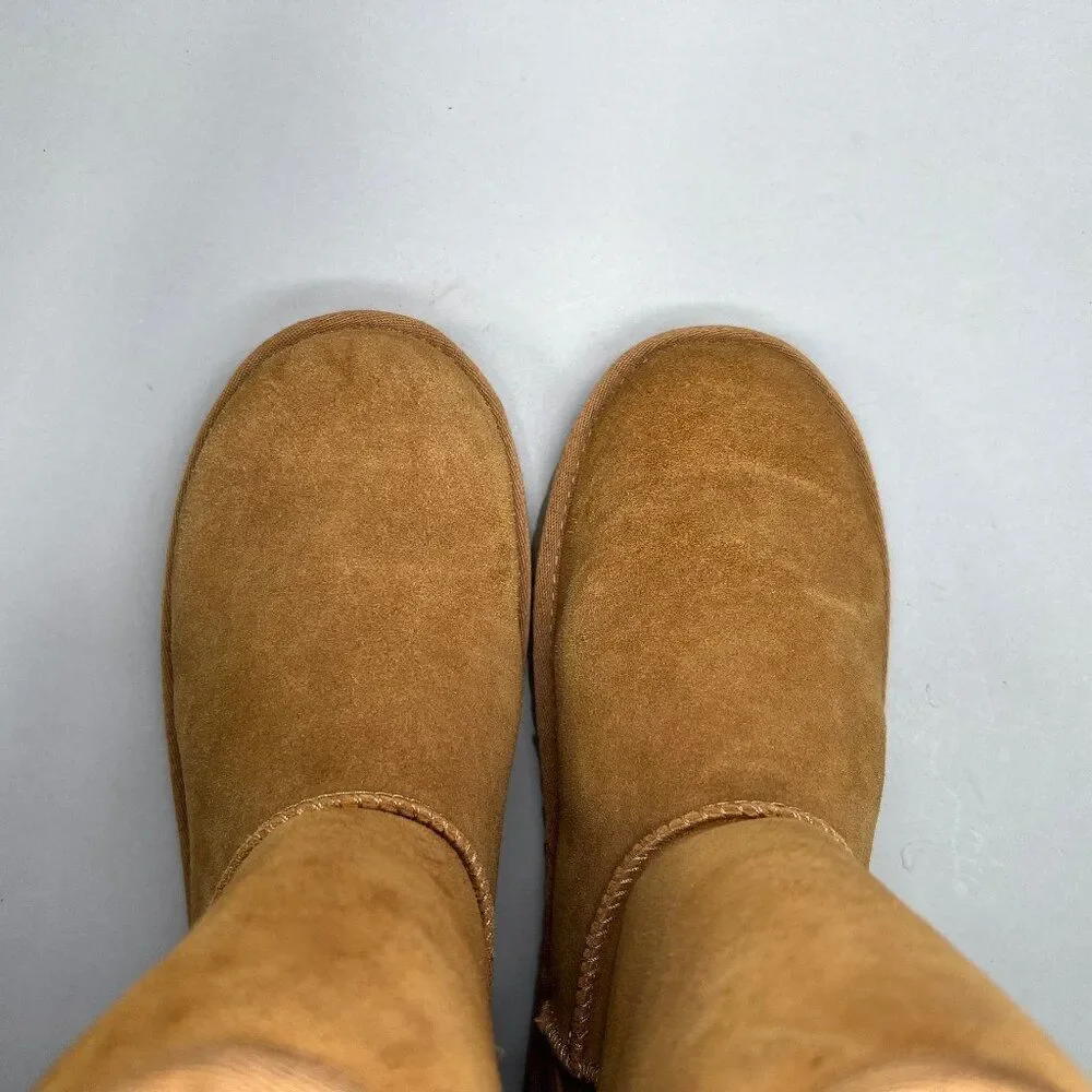 Koolaburra Women's Size 9 Koola Short Chestnut Suede‎ Winter Boots